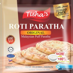 Tisha's Roti Paratha Jumbo 20 Pcs