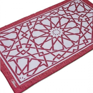Red Batique prayer mat