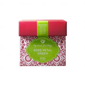 Rose Petal Green Tea Bag
