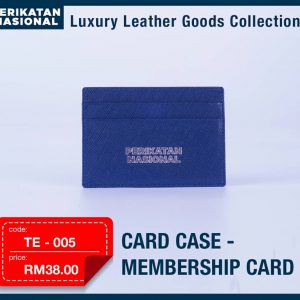 TE-005 Card Case Membership Card 100% Calf Leather