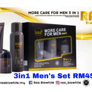 3in1 Men’s Set Raa BioWhite Skincare