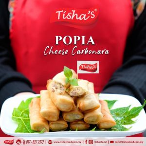 Tisha's Popia Cheese Carbonara