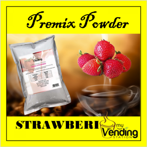 [HALAL] Strawberry Premix Powder I Instant Coffee I Ready made Drink