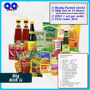 Big BOX G (26 Quantity, 12 Item) Pack of Food Basket, Set Bakul Makanan