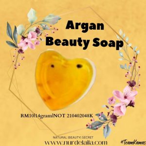Argan Beauty Soap Nur Delaila (14 gram)