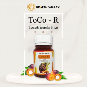 Health Valley TOCO-R Tocotrienols Plus Softgel 60's (96.25mg mixed tocotrienols & 25mg resveratrol)