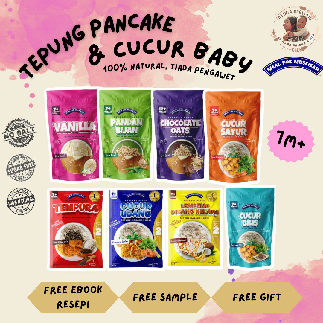Tepung Pancake & Cucur Baby Meal For Musfirah