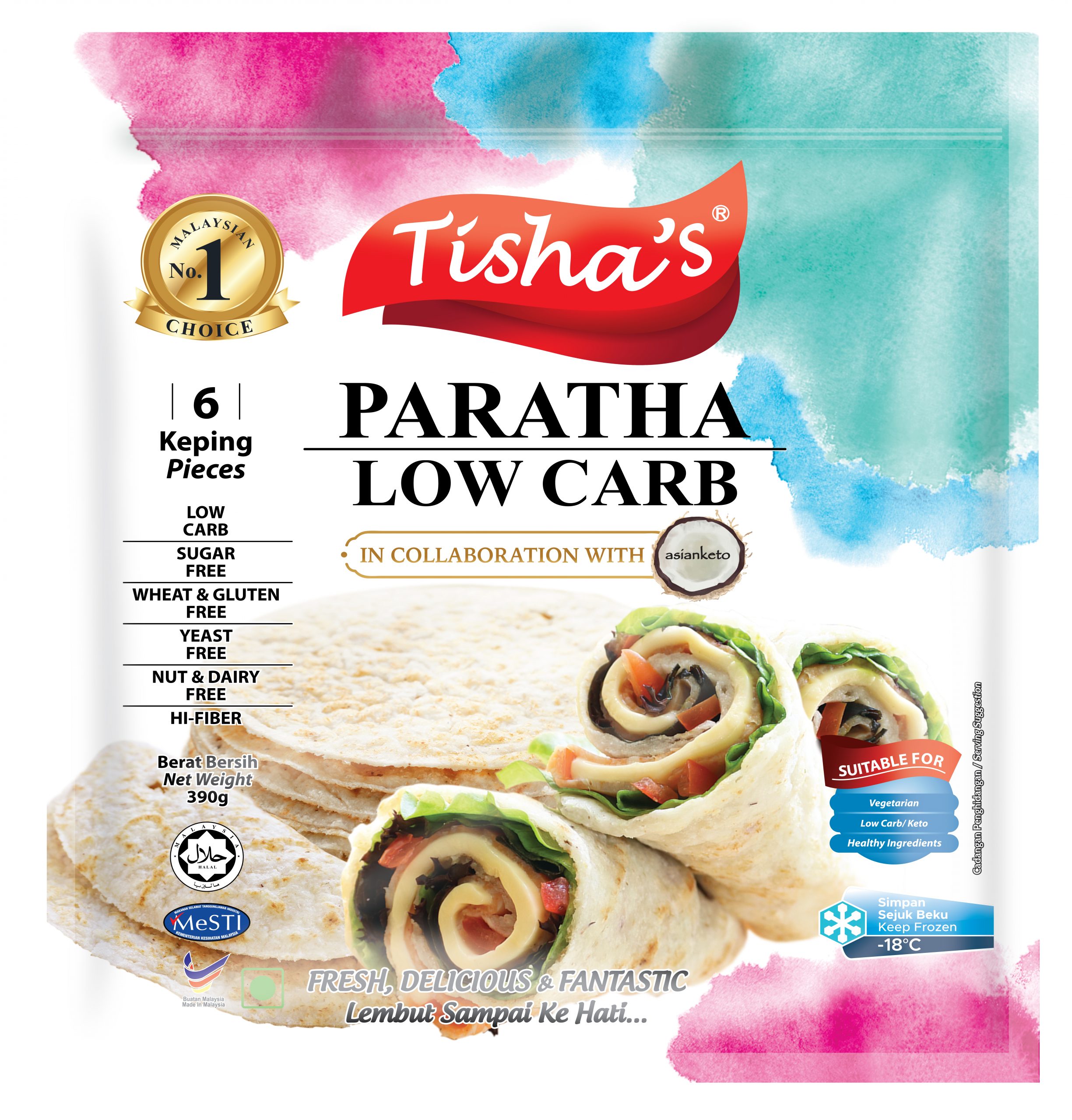 Tishas Paratha Low Carb